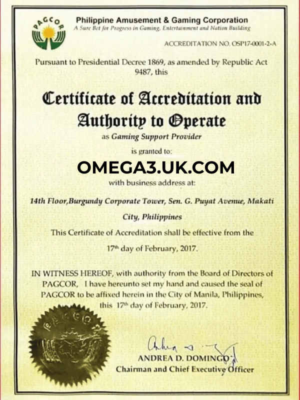 Giấy Phép Hoạt Động PAGGCOR Đầy Uy Tín Nhà Cái AZ888